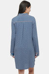 Triumph Viscose Loungewear Dress - Blue Combination — thumbnail 3